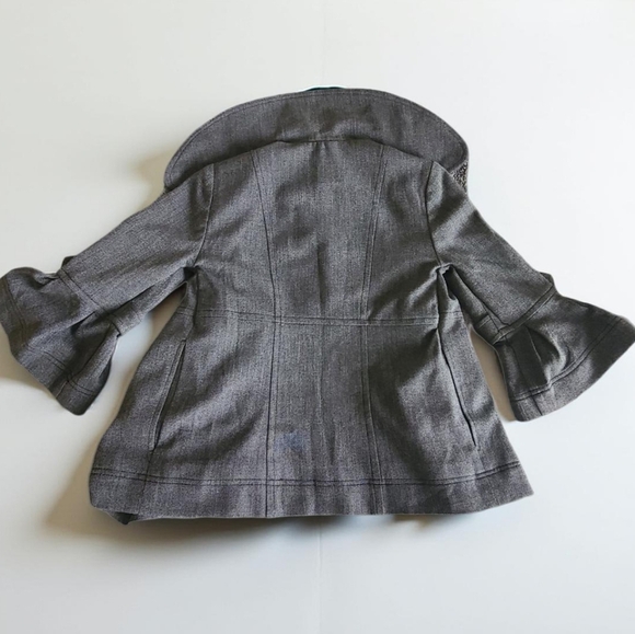 Elegant Gray Women's Jacket - Picture 4 of 7